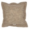 Coussin ravioli tout en laine Bizet de face - Terre de Laine