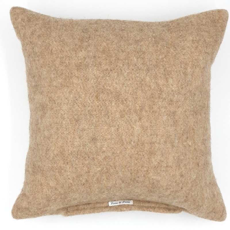 Coussin en feutre de laine Solognote  - Terre de Laine