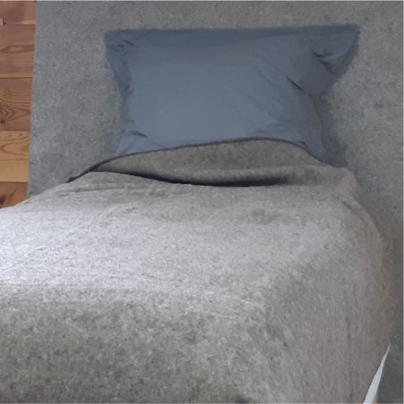 Couverture en laine 220x150 cm - Moutons du Massif central - Terre de Laine