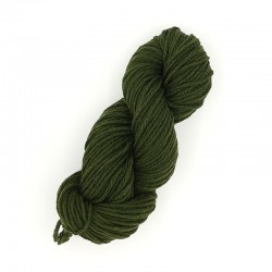 Écheveau de laine 6/8 (référence T500) kaki - Laine locale du Massif central.