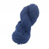 Écheveau de laine 1/2/S (référence T340) bleu marine - Laine locale du Massif central.