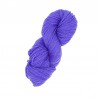 Écheveau de laine 1/2/S (référence T615) violet- Laine locale du Massif central.