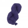 Écheveau de laine 2/S (référence T600) violine - Laine locale du Massif central.