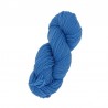 Écheveau de laine 3/8 (référence T310) Bleu - Laine locale du Massif central.