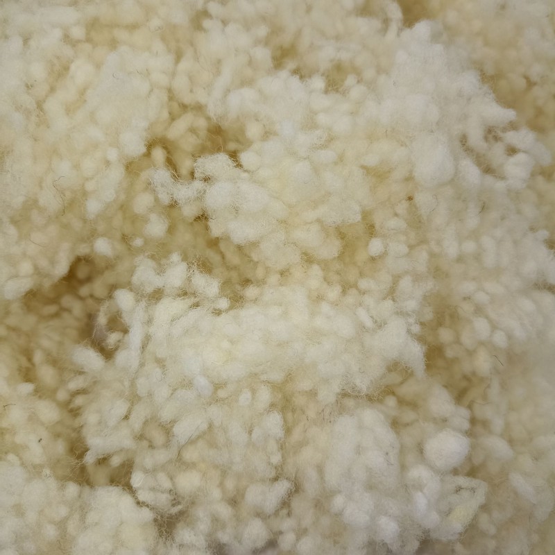 Laine en boulette de rembourrage