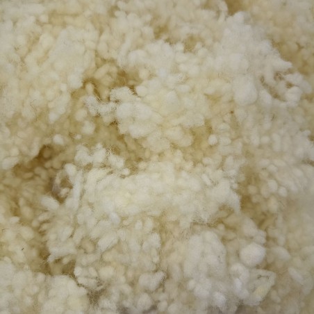 Laine en boulette de rembourrage