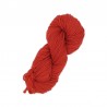 Écheveau de laine 6/8 (référence T210) rouge - Laine locale du Massif central.